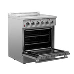 Forno Galiano 30-Inch Freestanding Electric Range, True Convection, Energy Efficient - BonPrix Électroménagers