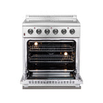 Forno Galiano 30-Inch Freestanding Electric Range, True Convection, Energy Efficient - BonPrix Électroménagers