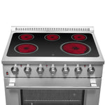 Forno Galiano 36-Inch Freestanding Electric Range, True Convection, Energy Efficient - BonPrix Électroménagers