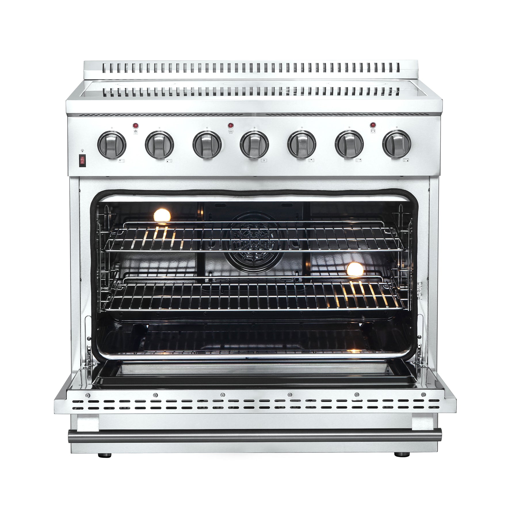 Forno Galiano 36-Inch Freestanding Electric Range, True Convection, Energy Efficient - BonPrix Électroménagers