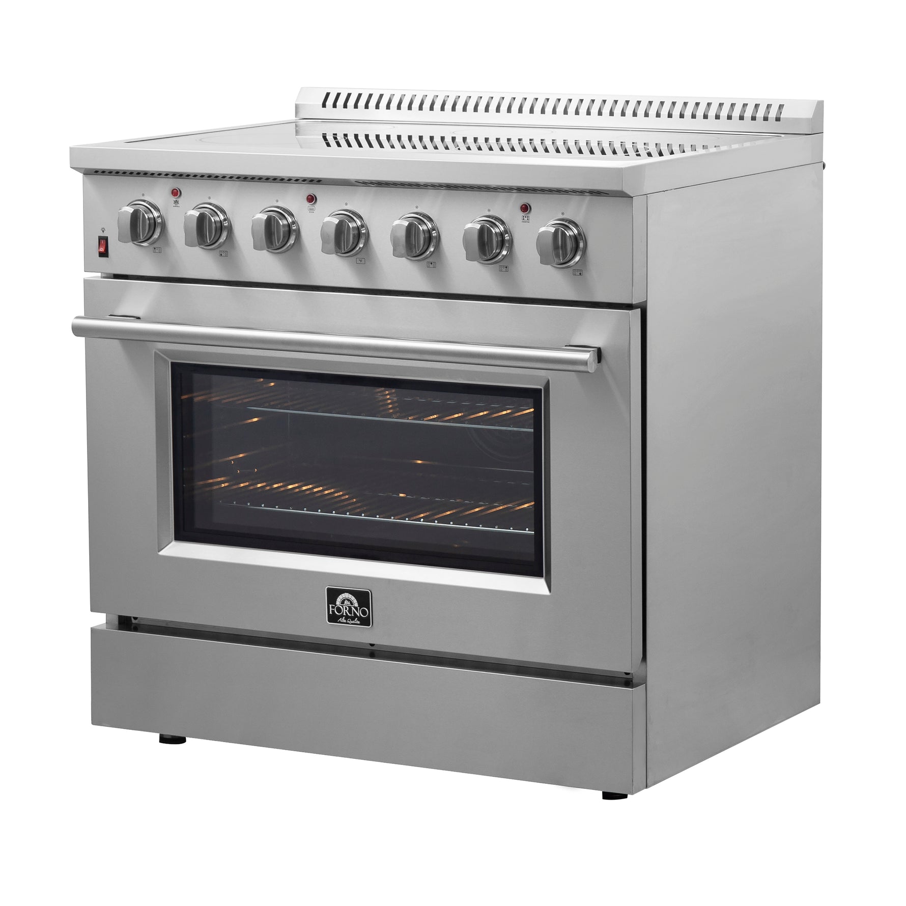 Forno Galiano 36-Inch Freestanding Electric Range, True Convection, Energy Efficient - BonPrix Électroménagers