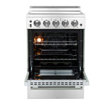 Forno Loiano 24-Inch Freestanding Electric Range, Canada Version, No Rotisserie Function, Plug and Cord Included - BonPrix Électroménagers