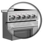 Forno Loiano 24-Inch Freestanding Electric Range, Canada Version, No Rotisserie Function, Plug and Cord Included - BonPrix Électroménagers