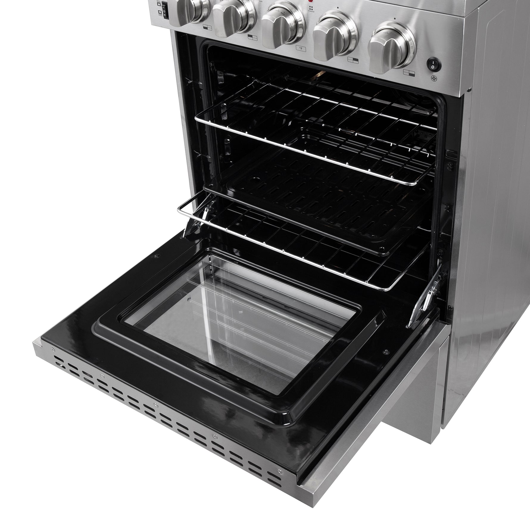 Forno Loiano 24-Inch Freestanding Electric Range, Canada Version, No Rotisserie Function, Plug and Cord Included - BonPrix Électroménagers