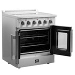 Forno Galiano 30-Inch Freestanding French Door Electric Range, True Convection, Energy Efficient - BonPrix Électroménagers