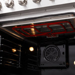 Forno Galiano 30-Inch Freestanding French Door Electric Range, True Convection, Energy Efficient - BonPrix Électroménagers