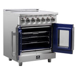 Forno Massimo 30-Inch Freestanding French Door Electric Range, True Convection Oven - BonPrix Électroménagers