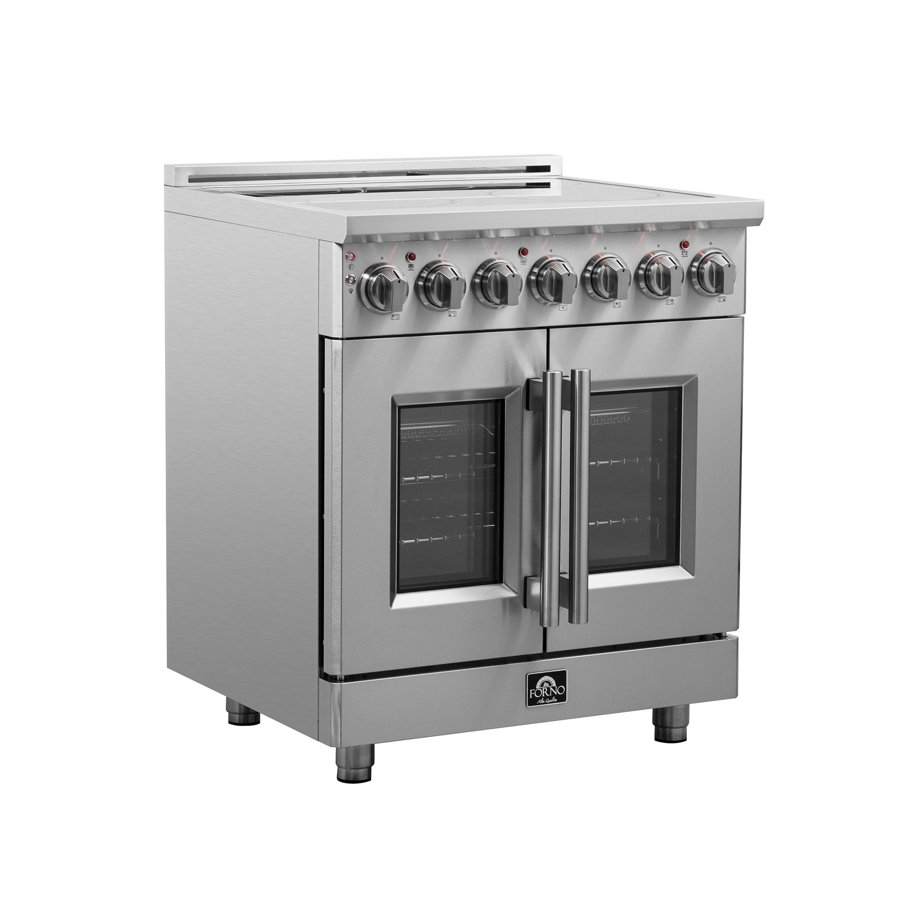 Forno Massimo 30-Inch Freestanding French Door Electric Range, True Convection Oven - BonPrix Électroménagers