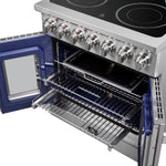 Forno Massimo 30-Inch Freestanding French Door Electric Range, True Convection Oven - BonPrix Électroménagers