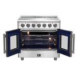 Forno Massimo 36-Inch Freestanding French Door Electric Range, True Convection Oven - BonPrix Électroménagers