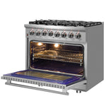 Forno Massimo 36-Inch Freestanding Dual Fuel Range, 6 Burners, Double Convection Ovens - BonPrix Électroménagers