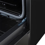 Forno Leonardo Espresso 30-Inch Black Gas Range, 5 Burners, 39,500 BTU, 5 cu.ft Convection Oven - BonPrix Électroménagers