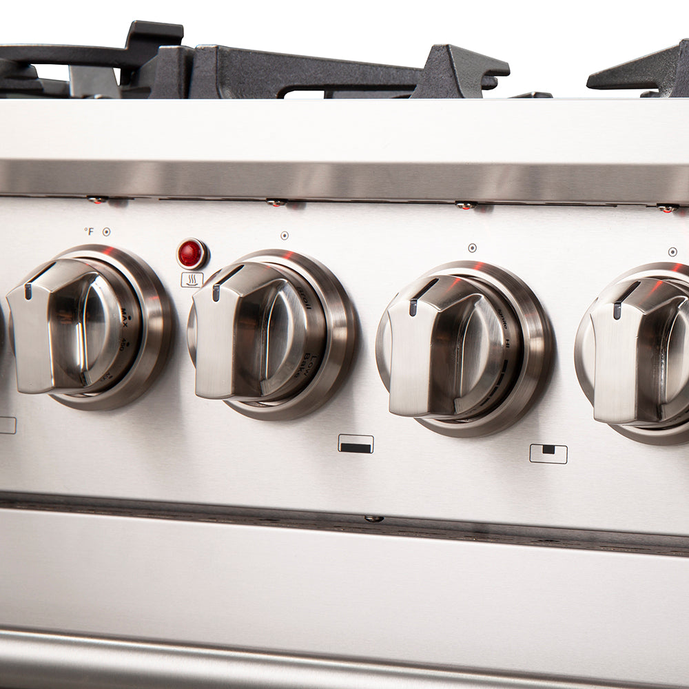 Forno Capriasca 30-Inch Freestanding Dual Fuel Range, 4 Burners, True Convection Oven - BonPrix Électroménagers