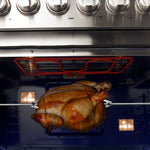 Forno Capriasca 48-Inch Freestanding Dual Fuel Range, 8 Burners, True Convection Oven - BonPrix Électroménagers