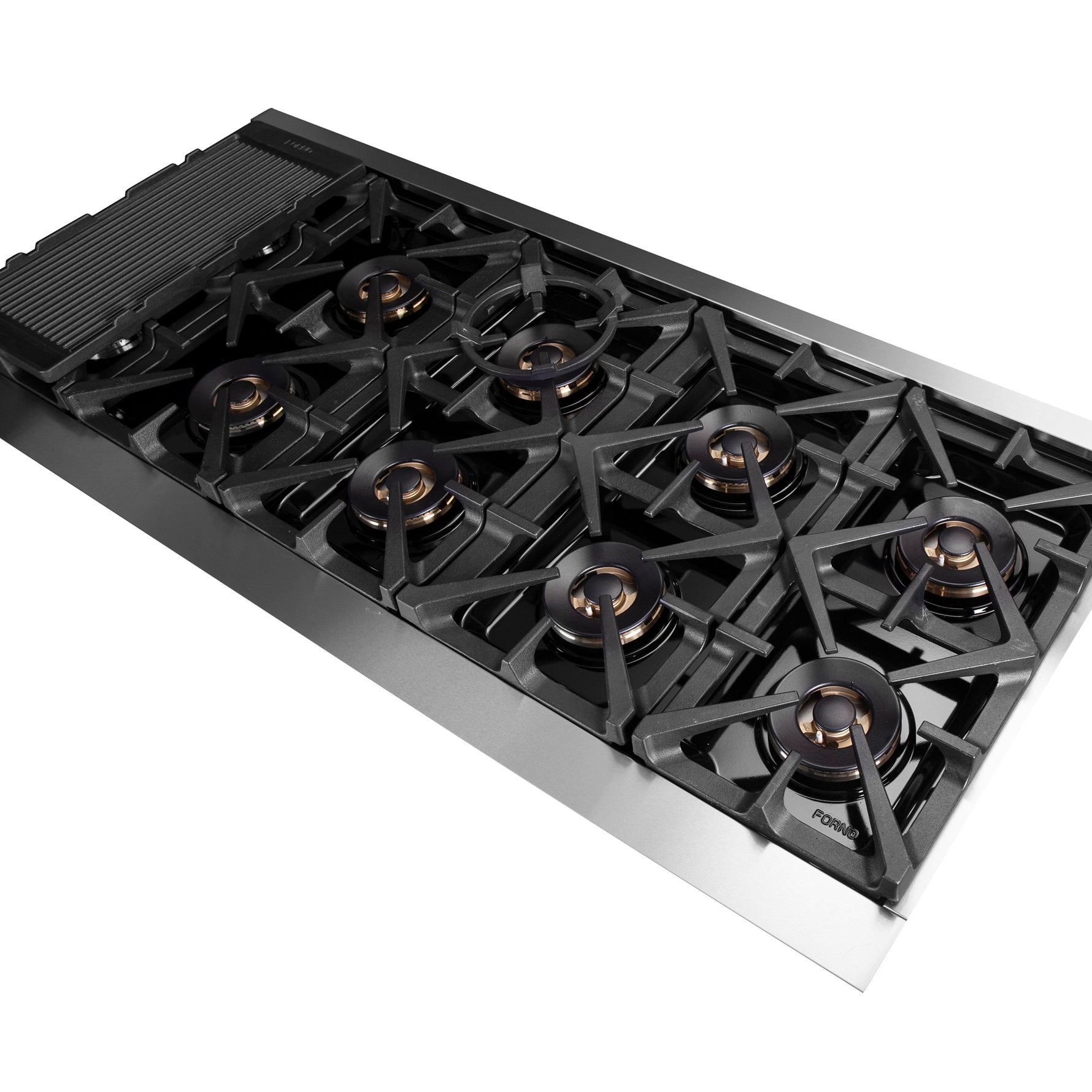 Forno Capriasca 60-Inch Freestanding Dual Fuel Range, 10 Burners, True Convection Oven - BonPrix Électroménagers