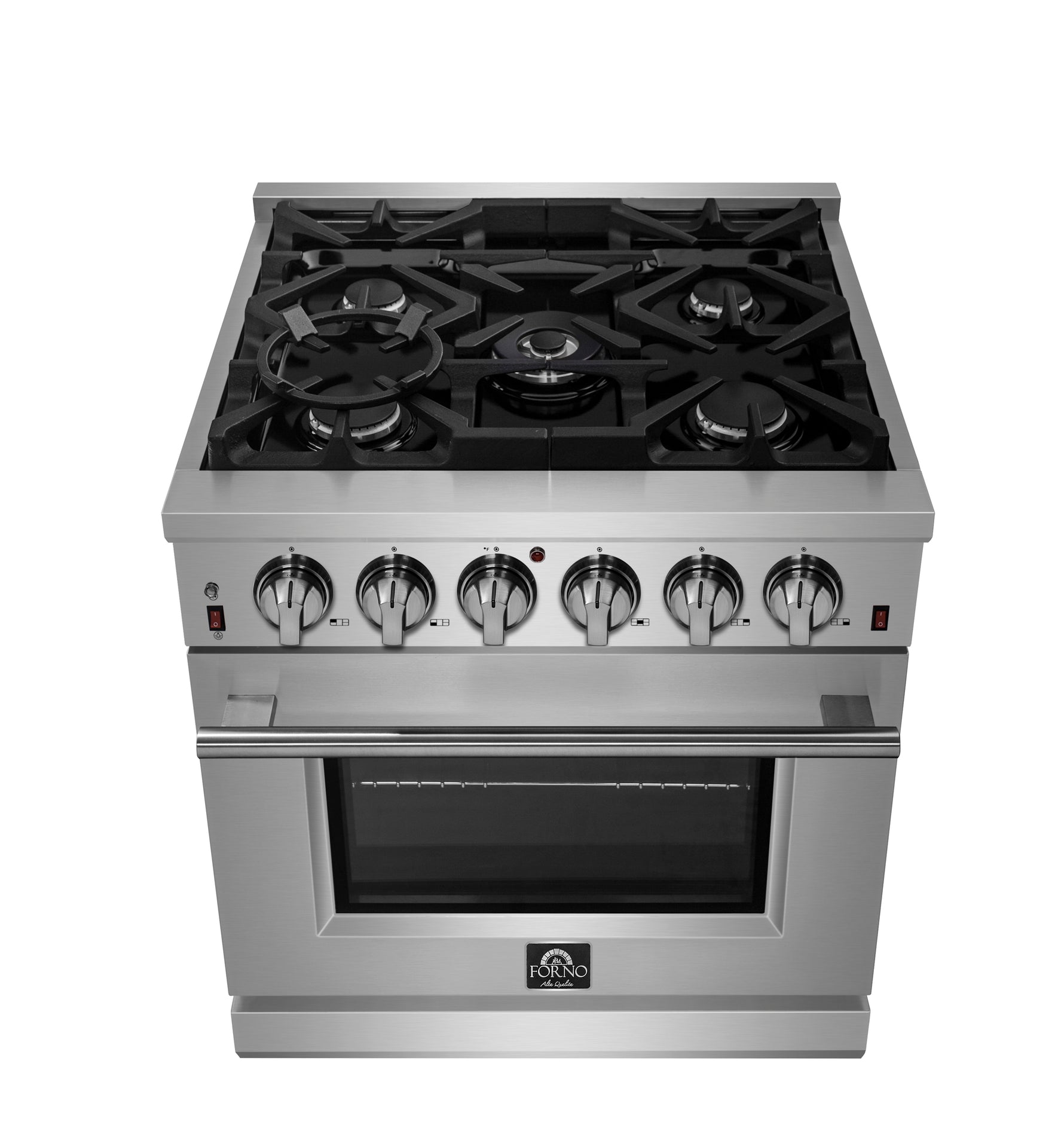 Forno Massimo 30-Inch Freestanding Gas Range, 5 Burners, True Convection Oven - BonPrix Électroménagers
