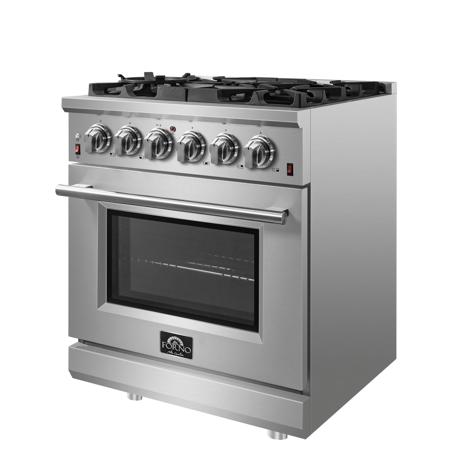Forno Massimo 30-Inch Freestanding Gas Range, 5 Burners, True Convection Oven - BonPrix Électroménagers