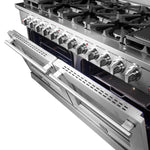 Forno Massimo 60-Inch Freestanding Gas Range, 10 Burners, True Convection Oven - BonPrix Électroménagers