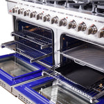 Forno Massimo 60-Inch Freestanding Gas Range, 10 Burners, True Convection Oven - BonPrix Électroménagers
