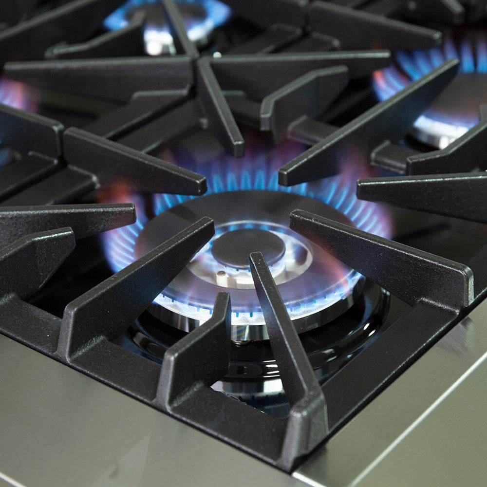 Forno Galiano 36-Inch Freestanding Gas Range, Stainless Steel, 6 Burners, Energy Efficient - BonPrix Électroménagers