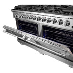 Forno Capriasca 60-Inch Freestanding Gas Range, 10 Burners, True Convection Oven - BonPrix Électroménagers