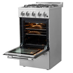 Forno Lamazze 20-Inch Freestanding Gas Range, Compact Design, Energy Efficient - BonPrix Électroménagers