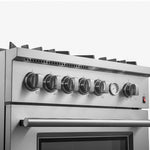 FORNO Premium 3-Piece Kitchen Bundle - 30" Gas Range, Bottom Freezer Refrigerator, Built-In Dishwasher, Stainless Steel - FBDL-012-01CAUS - BonPrix Électroménagers