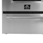 Forno Breno 24-Inch Freestanding Gas Range, Plug Included, Energy Efficient - BonPrix Électroménagers