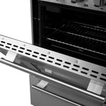 Forno Breno 24-Inch Freestanding Gas Range, Plug Included, Energy Efficient - BonPrix Électroménagers