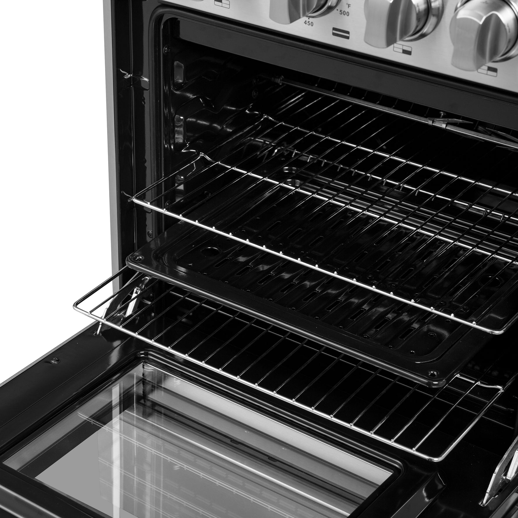 Forno Breno 24-Inch Freestanding Gas Range, Plug Included, Energy Efficient - BonPrix Électroménagers