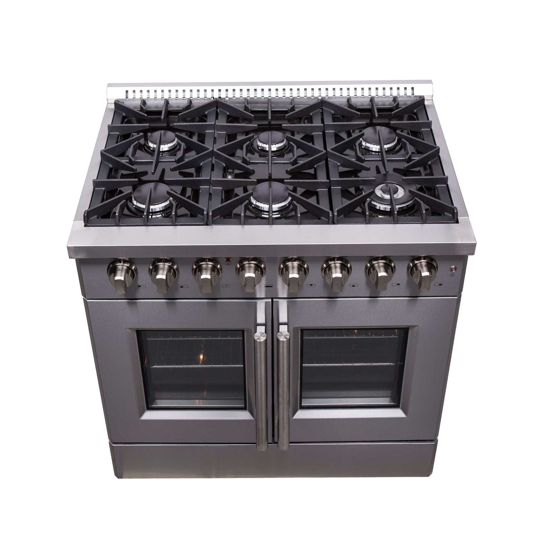Forno Galiano 36" Freestanding French Door Dual Fuel Range - BonPrix Électroménagers