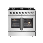 Forno Galiano 36" Freestanding French Door Dual Fuel Range - BonPrix Électroménagers