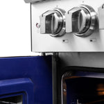Forno Capriasca 48-Inch Freestanding French Door Dual Fuel Range, 8 Burners, True Convection Oven - BonPrix Électroménagers