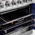 Forno Massimo 30-Inch Freestanding French Door Gas Range, 4 Burners, Convection Oven, Energy Efficient - BonPrix Électroménagers