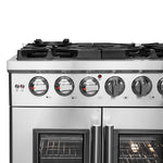 Forno Massimo 30-Inch Freestanding French Door Gas Range, 4 Burners, Convection Oven, Energy Efficient - BonPrix Électroménagers