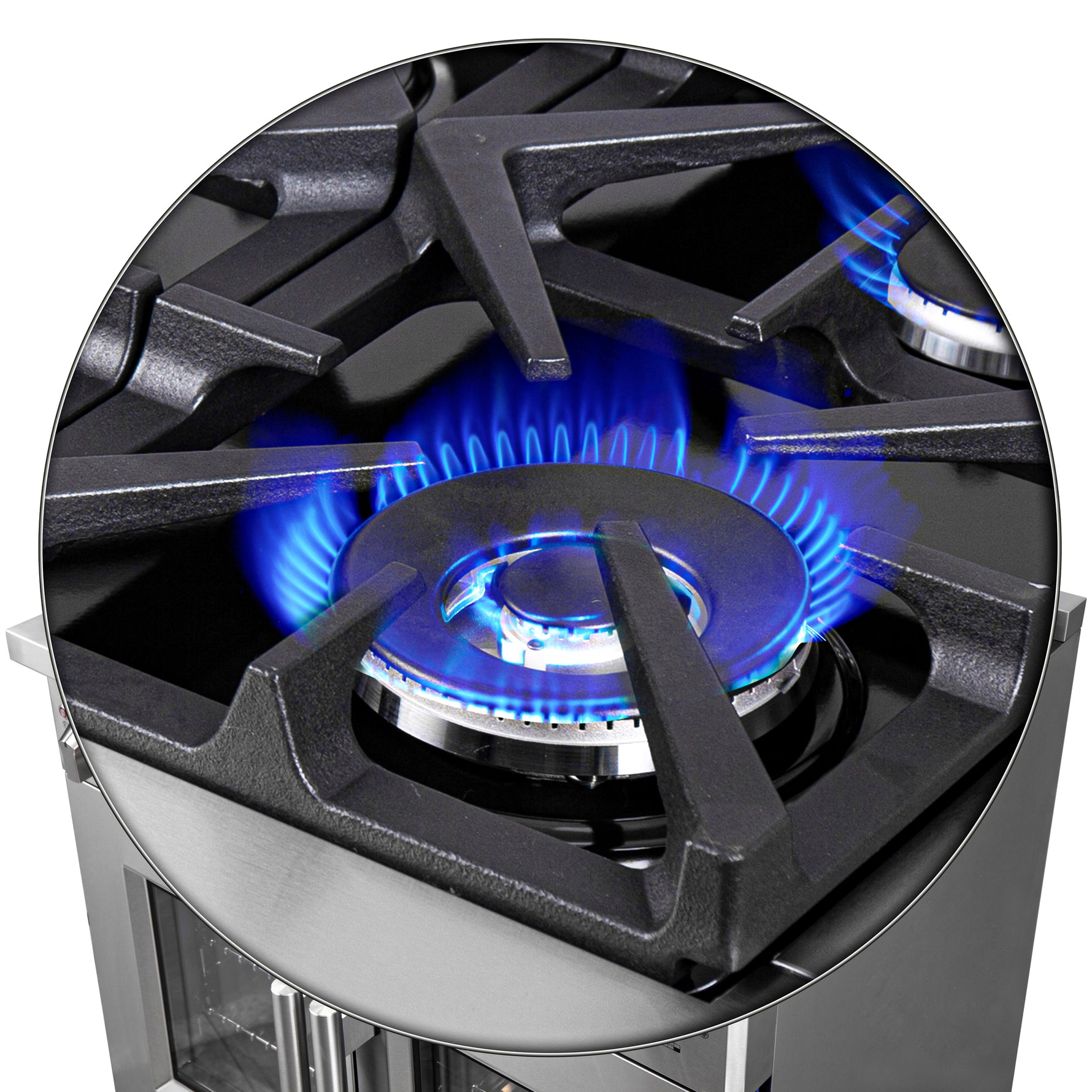 Forno Massimo 36-Inch Freestanding French Door Gas Range, 6 Burners, Convection Oven, Energy Efficient - BonPrix Électroménagers
