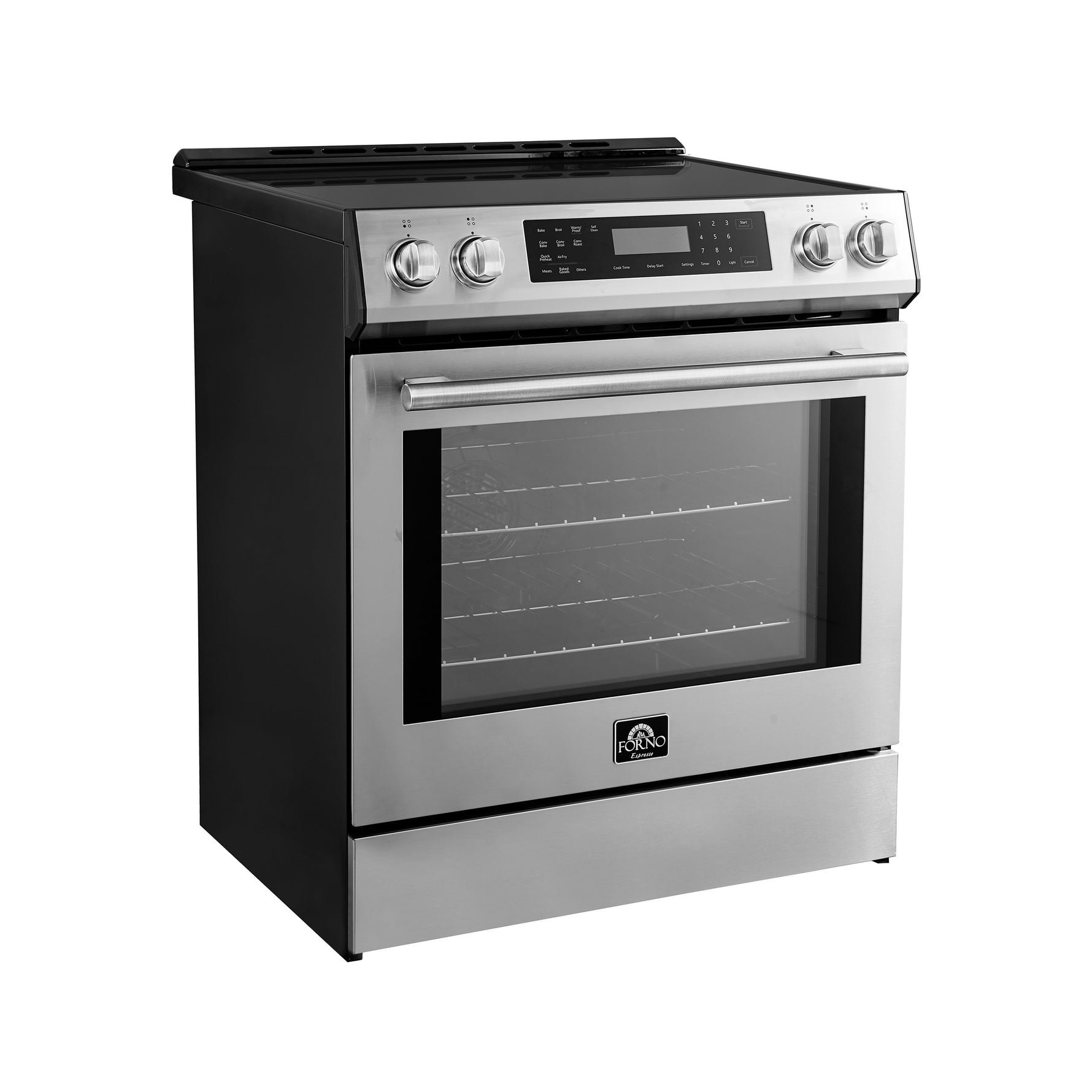 FORNO Premium 2-Piece Kitchen Bundle - Donatello 30" Induction Range, Guardia 46.8" Bottom Freezer Refrigerator - FBDL-008-01CAUS - BonPrix Électroménagers