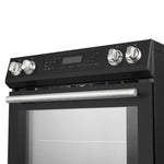 Forno Donatello Espresso 30-Inch Slide-In Black Induction Range, Convection Oven, 5 Cooking Zones, Touch Control Panel - BonPrix Électroménagers