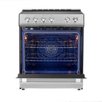 Forno Leonardo Espresso 30-Inch Slide-In Stainless Steel Induction Range, Convection Oven, 5 Cooking Zones - BonPrix Électroménagers