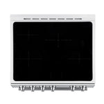 Forno Leonardo Espresso 30-Inch Slide-In White Induction Range, Convection Oven, 5 Cooking Zones, Touch Control Panel - BonPrix Électroménagers
