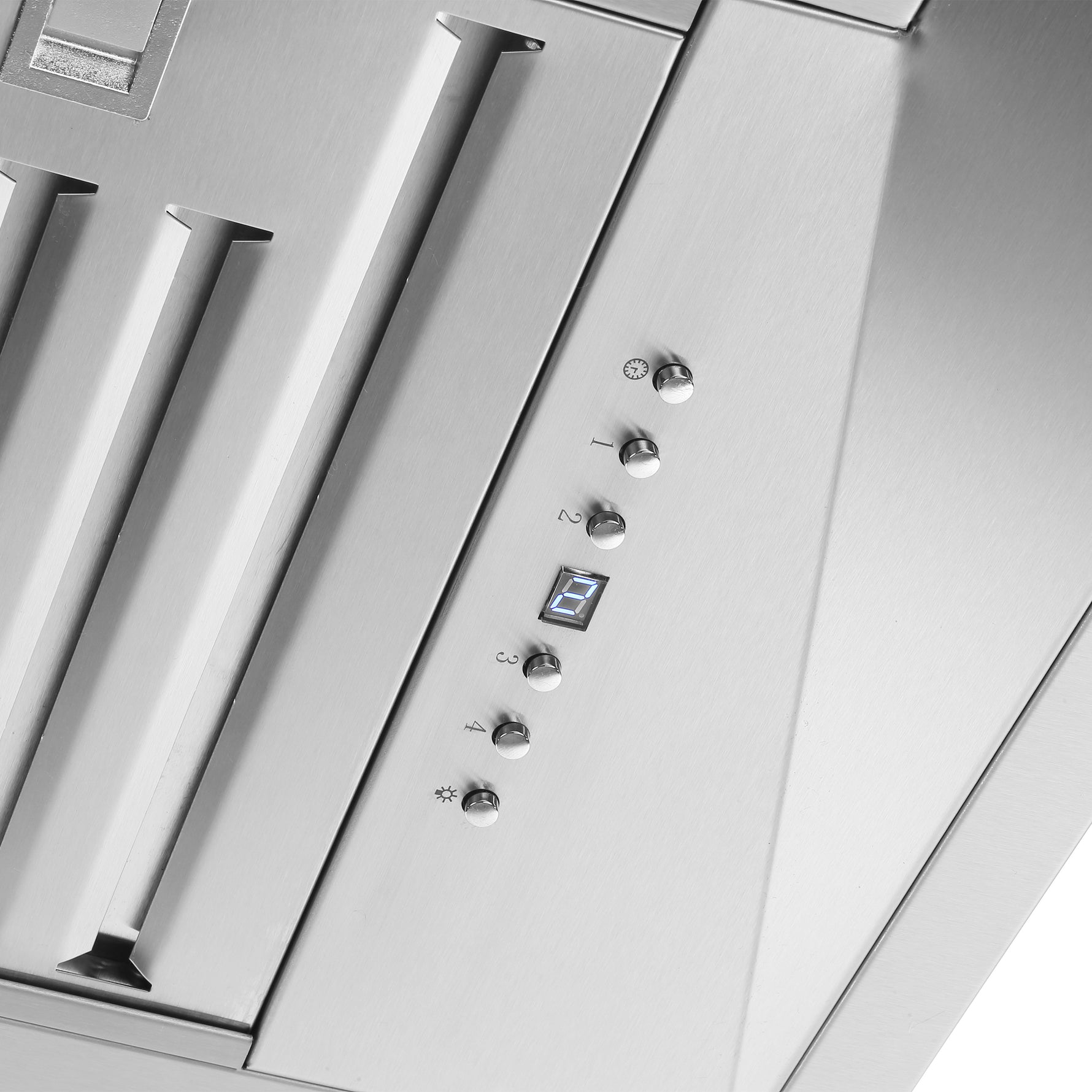 Forno Altilia 48-Inch Insert Range Hood, Stainless Steel, LED Lighting, Baffle Filters - BonPrix Électroménagers