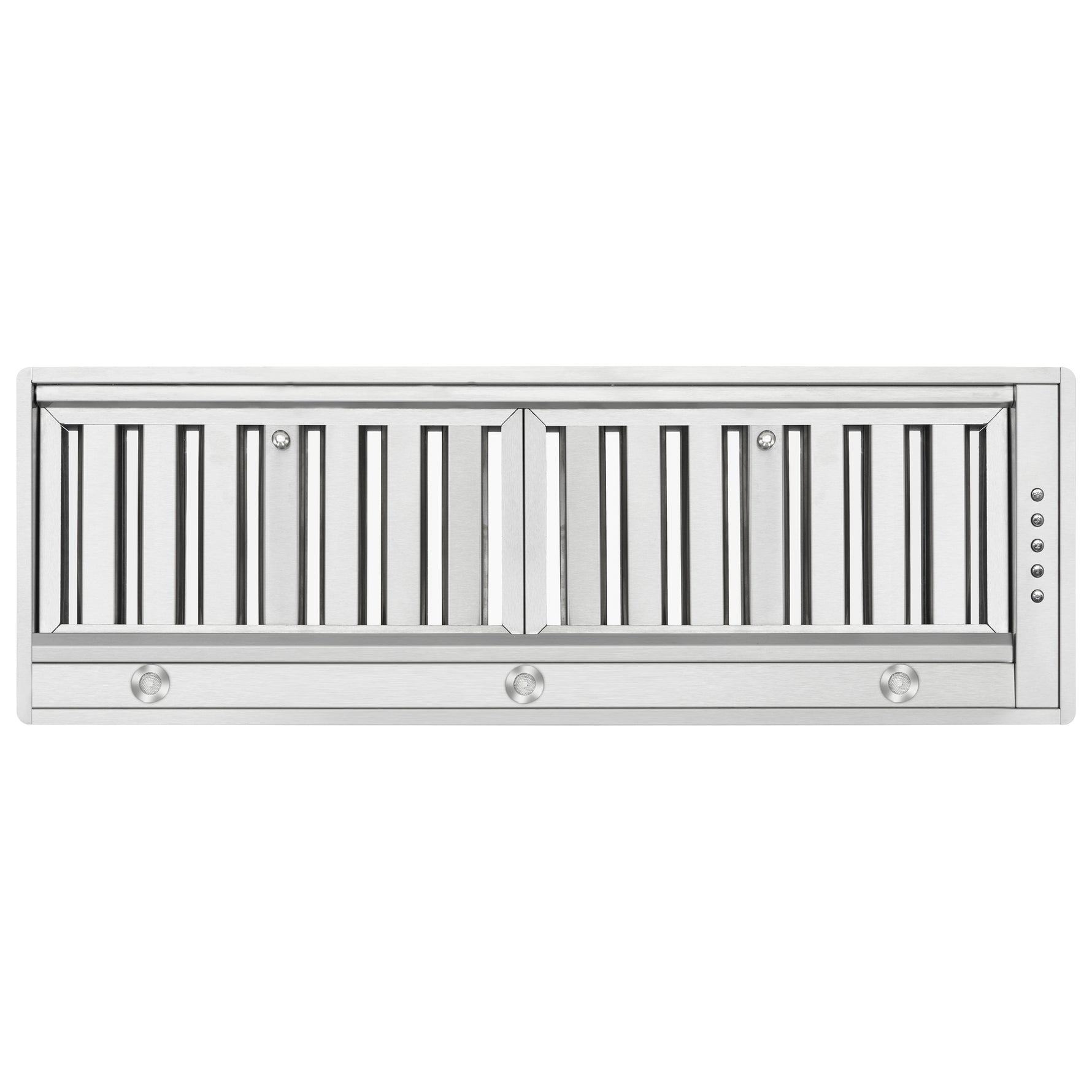 Forno Frassanito 36-Inch Recessed Range Hood, 450 CFM, Stainless Steel Baffle Filters, LED Lighting - BonPrix Électroménagers