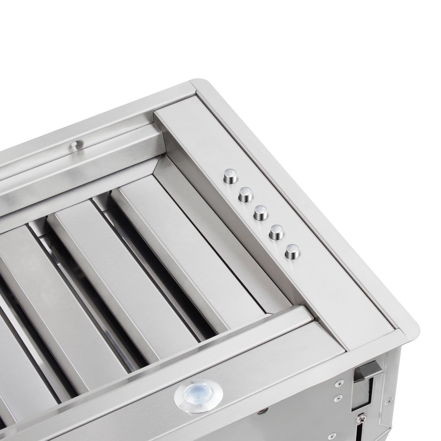 Forno Frassanito 60-Inch Recessed Range Hood, Stainless Steel Baffle Filters, LED Lighting - BonPrix Électroménagers