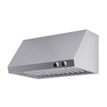 Forno Biagio 36-Inch Wall Mounted Range Hood, Stainless Steel, Heavy Duty - BonPrix Électroménagers
