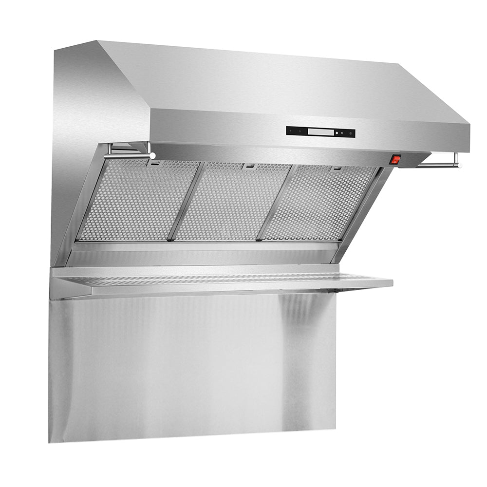 Forno Savona 36-Inch Wall Mount Range Hood, Hybrid Filters, Backsplash Included - BonPrix Électroménagers