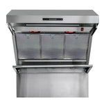 Forno Savona 36-Inch Wall Mount Range Hood, Hybrid Filters, Backsplash Included - BonPrix Électroménagers