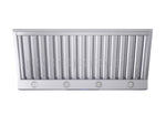 Forno Palazzo 48-Inch Wall Mounted Range Hood, Stainless Steel, Heavy Duty Baffle Filters, Remote Control - BonPrix Électroménagers