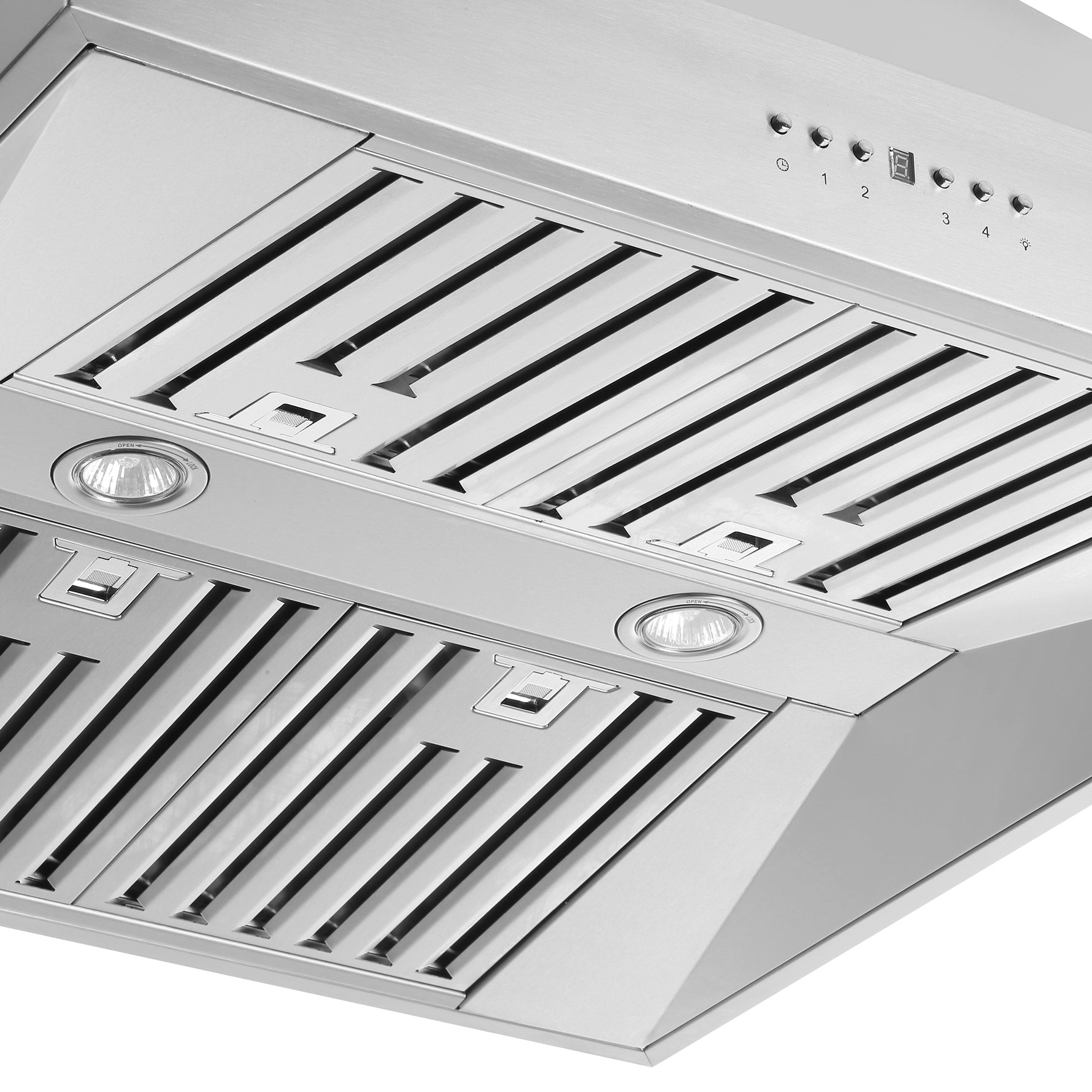 Forno Orvieto 30-Inch Wall Mount Range Hood, LED Lighting, Heavy Duty, Stainless Steel - BonPrix Électroménagers