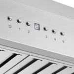 Forno Orvieto 48-Inch Wall Mount Range Hood, LED Lighting, Heavy Duty, Stainless Steel - BonPrix Électroménagers