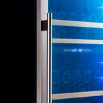 Forno Avellino 24-Inch Dual Zone Wine Cooler, 16 cu.ft, Adjustable Temperature Zones, Stainless Steel - BonPrix Électroménagers